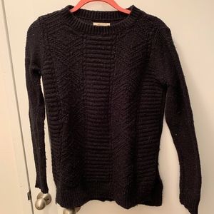 Hollister navy sweater with white spots